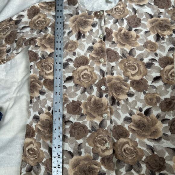 Liz Claiborne Sz S Sweater+tank Twin set Sweater Set Luxury wool+Angora Office - Picture 13 of 15